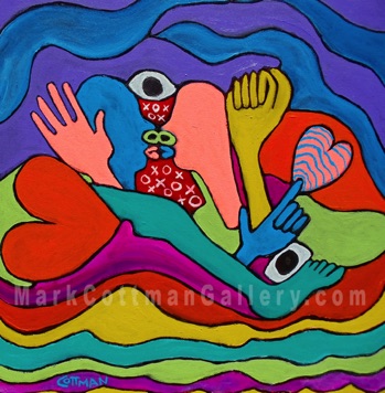 Lovers Holiday
24 x 24 acrylic on canvas 
